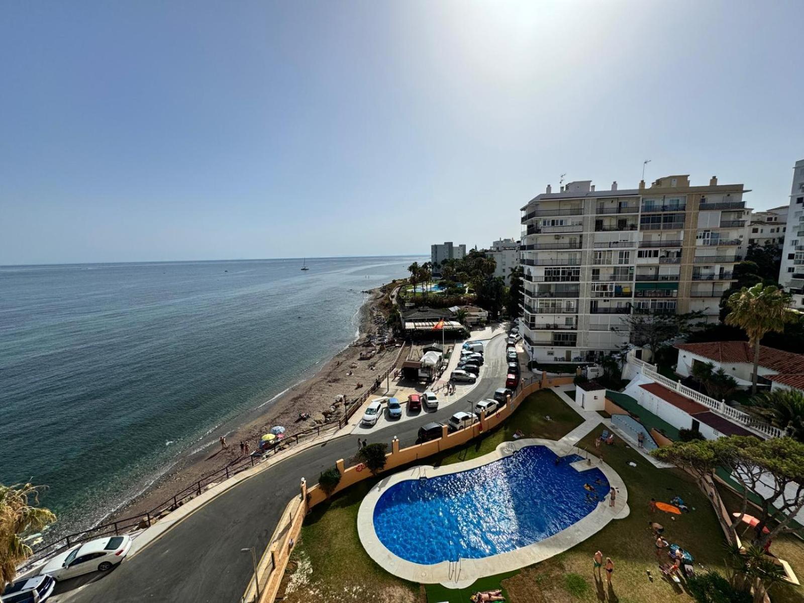 Beachfront Studio ,The View Calahonda, Panoramic Sea Views Sitio de Calahonda Exterior foto